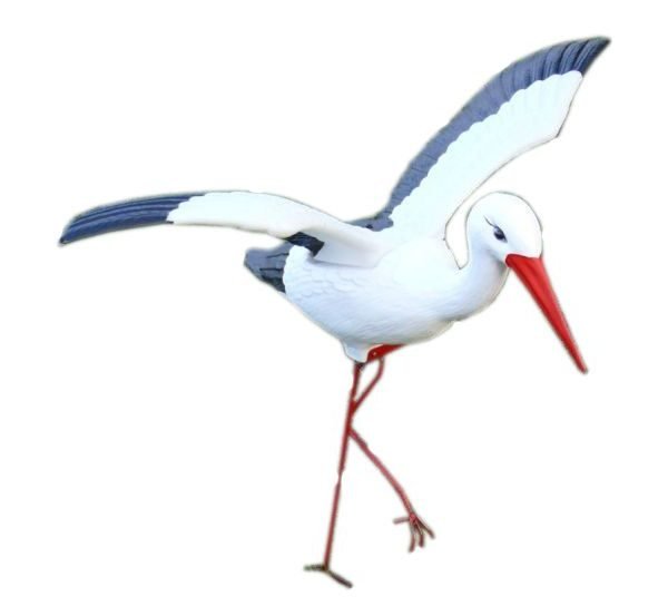 sodo dekoracija gandras
