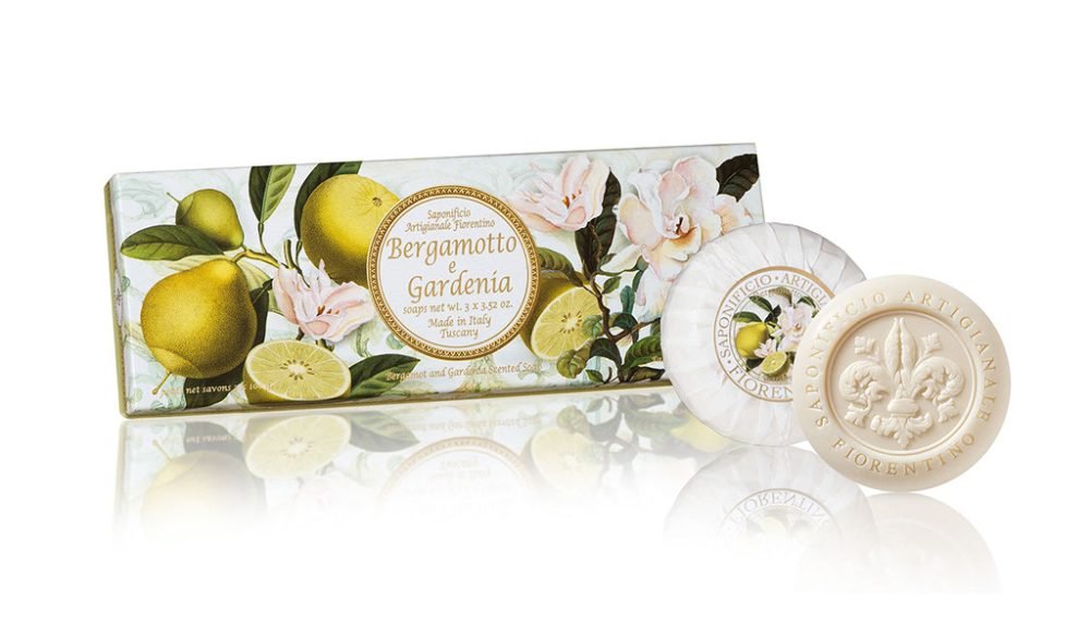 Itališkas BERGAMUTAS su GARDENIA kvapo muilas