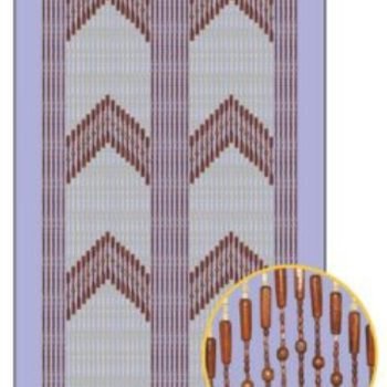 Natūrali bambukinė užuolaida