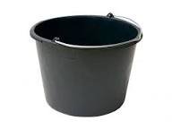 Plastikinis kibiras su metaline rankena 10 L