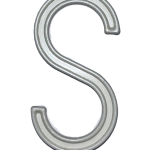 "S" raidės formos kablys