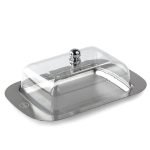 Metalinė sviestinė su plastikiniu dangčiu