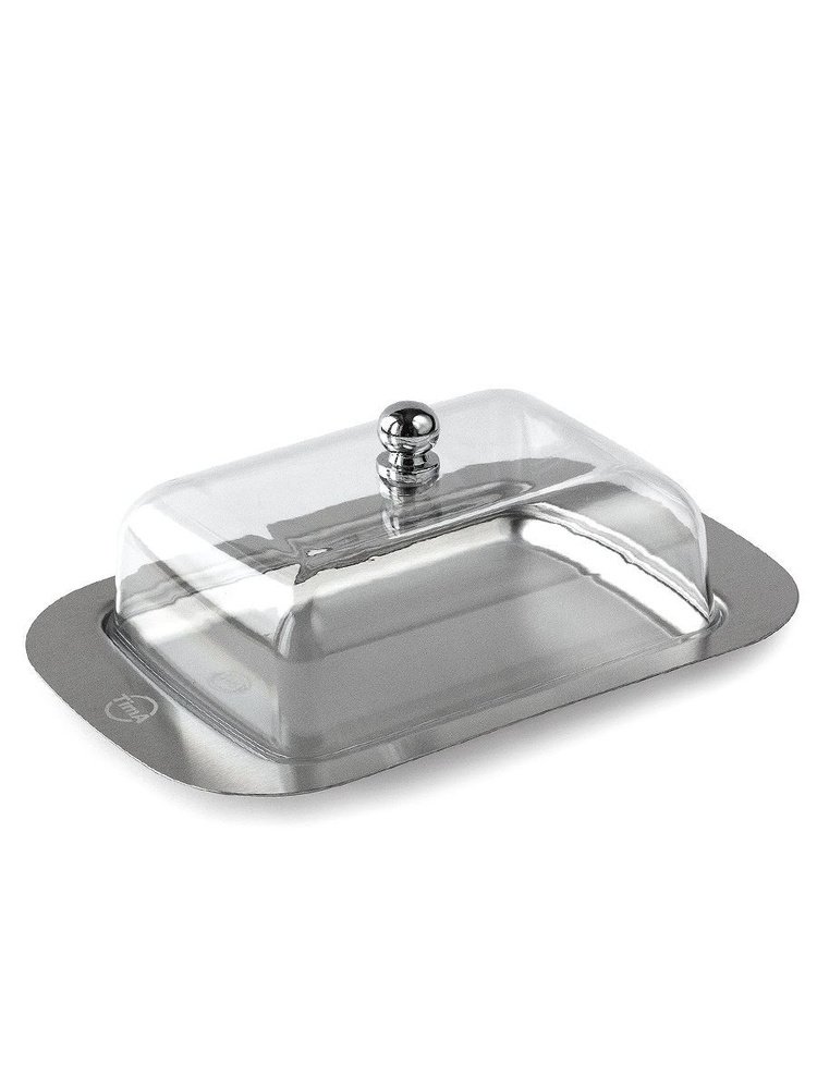 Metalinė sviestinė su plastikiniu dangčiu